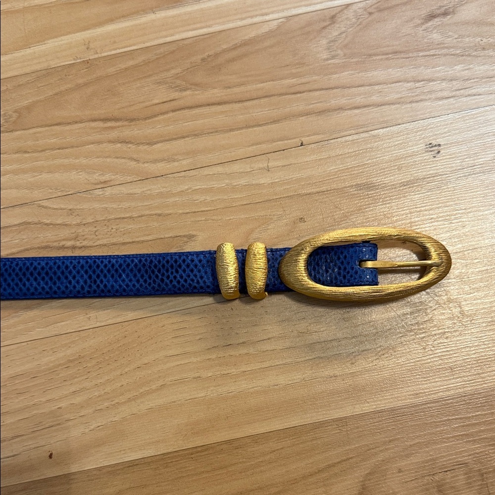 Carlisle Navy Belt with Brass Buckle